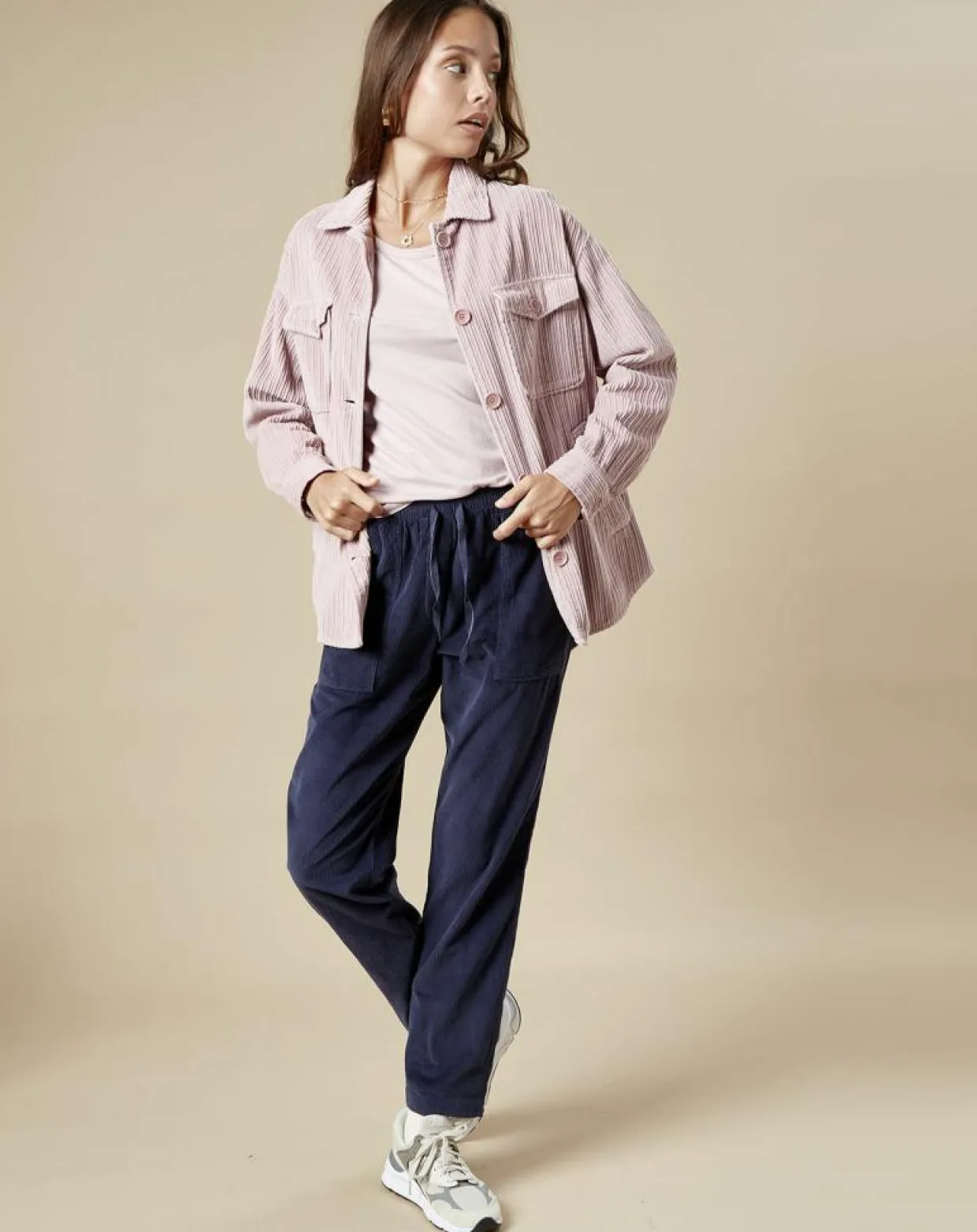 Femme Hartford Vestes, Blousons^Veste en Velours côtelé Vara rosewood