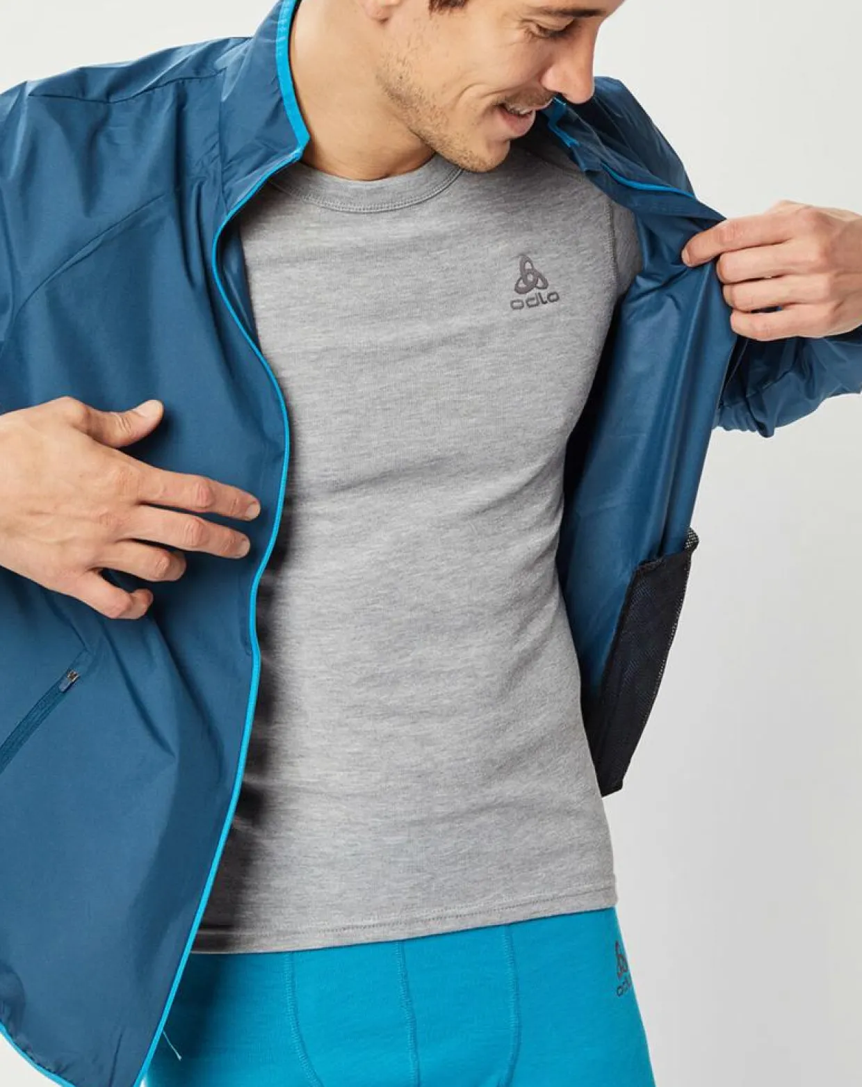 Veste Essential bleue-Odlo Online