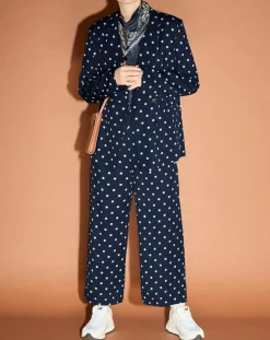 Femme Jodhpur Vestes, Blousons^Veste fluide bloom bleue/blanc