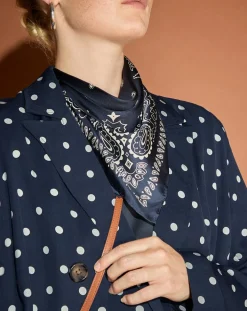 Femme Jodhpur Vestes, Blousons^Veste fluide bloom bleue/blanc