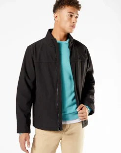 Homme Dockers Vestes, Blousons^Veste Full Zip Standcollar noire