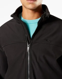 Homme Dockers Vestes, Blousons^Veste Full Zip Standcollar noire