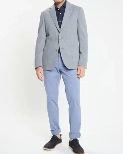 Homme Hackett London Vestes, Blousons^Veste Herigbone à chevrons bleu clair