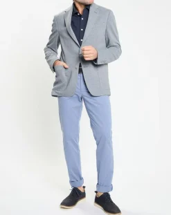 Homme Hackett London Vestes, Blousons^Veste Herigbone à chevrons bleu clair