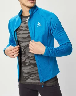 Veste intermédiaire technique Proita bleue-Odlo Online