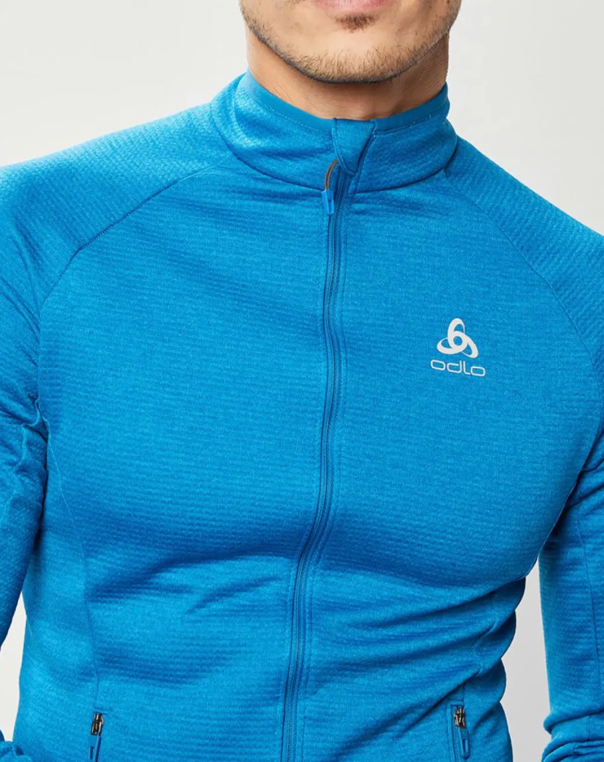 Veste intermédiaire technique Proita bleue-Odlo Online