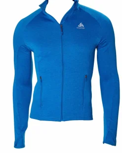 Veste intermédiaire technique Proita bleue-Odlo Online