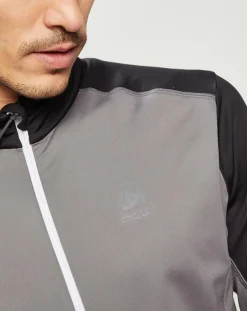 Veste intermédiaire technique Allalin gris/noir/blanc-Odlo Sale