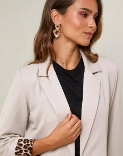 Veste Justine beige-L'Armoire de Suzette Discount