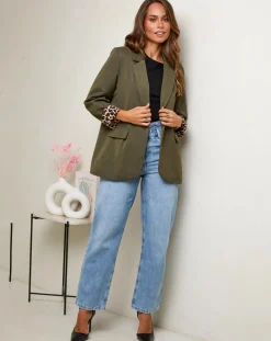 Veste Justine kaki-L'Armoire de Suzette Clearance