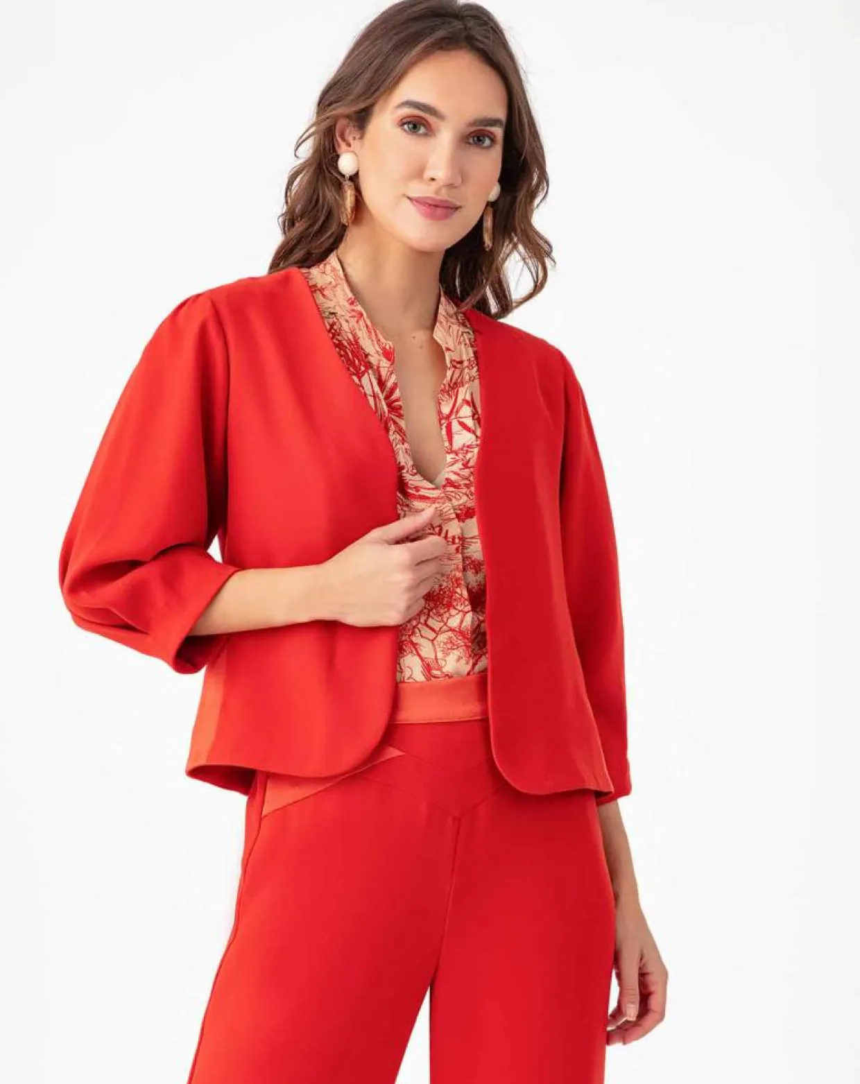 Femme Bleu Blanc Rouge Vestes, Blousons^Veste Kiara terre de sienne