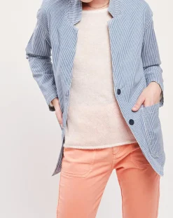 Veste Loanie rayée azur-Harris Wilson Best