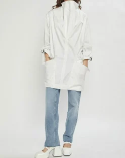 Veste longue à enfiler Friso blanche-Isabel Marant Best