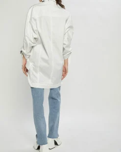 Veste longue à enfiler Friso blanche-Isabel Marant Best