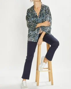 Femme Lauren Vidal Vestes, Blousons^Veste Lou imprimée bleue