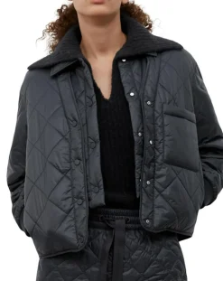 Femme Marc O'Polo Vestes, Blousons^Veste Matelassée à Boutons bleu marine