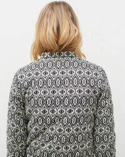 Femme Caroll Vestes, Blousons^Veste matelassée Athenes imprimée noire