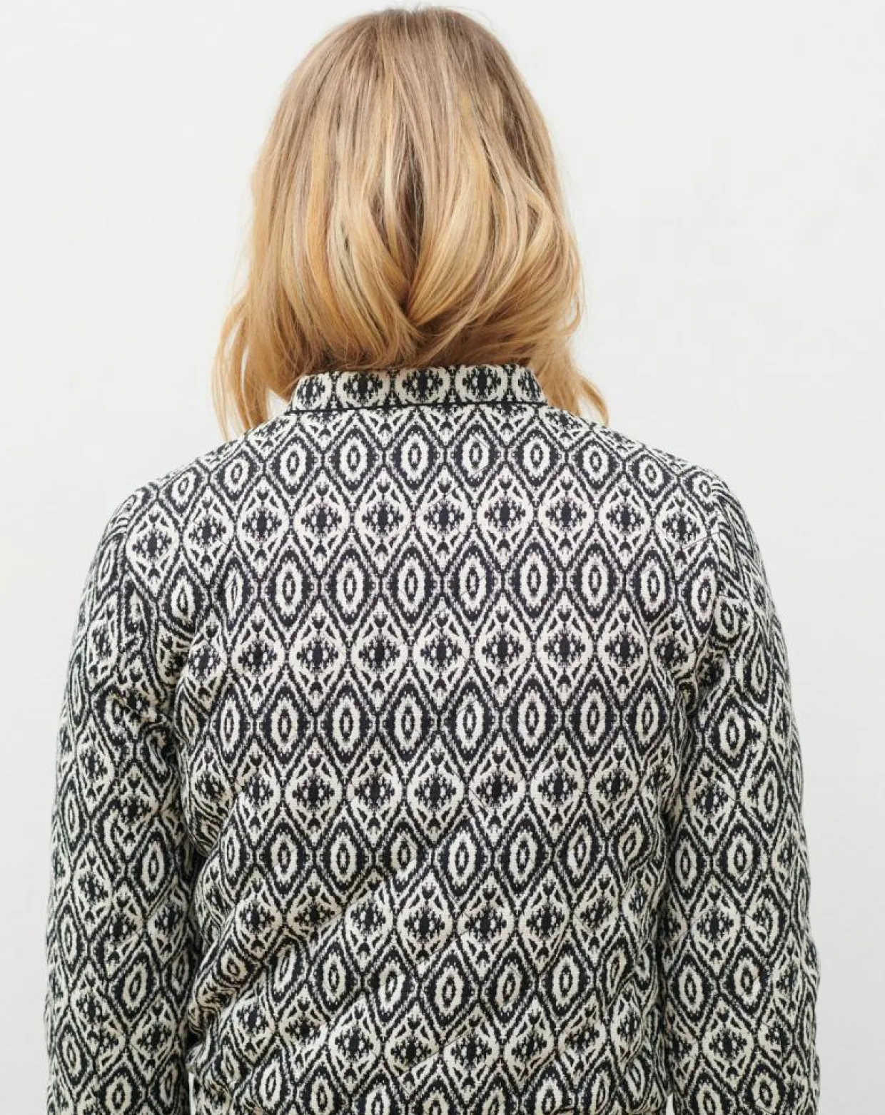 Femme Caroll Vestes, Blousons^Veste matelassée Athenes imprimée noire