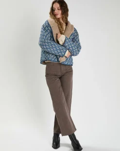 Femme The Korner Vestes, Blousons^Veste matelassée Jennfier bleue
