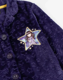 Enfant Santoro Gorjuss Fille^Veste polaire Attrape Une Étoile Filante bleu marine