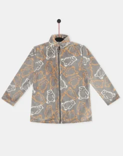 Veste polaire grise-Mr Wonderful Clearance