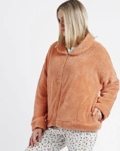 Veste polaire orange-Admas