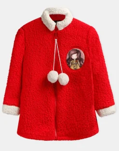 Enfant Santoro Gorjuss Fille^Veste polaire Undone rouge