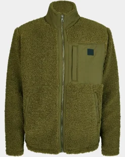 Veste Polaire zippée kaki-Gant