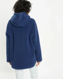 Veste réversible en Fausse Fourrure 315 Mont indigo-Lou Andrea New
