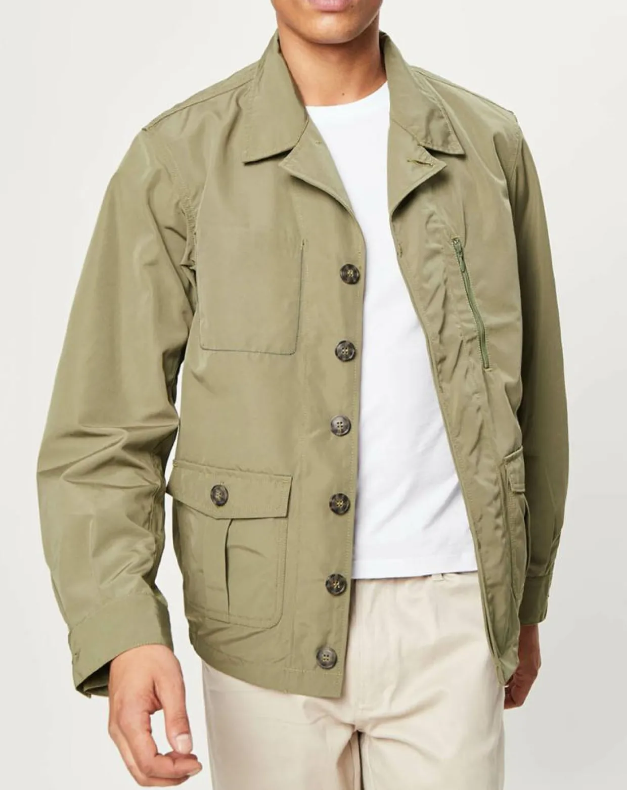 Homme Faguo Vestes, Blousons^Veste saharienne Holain kaki