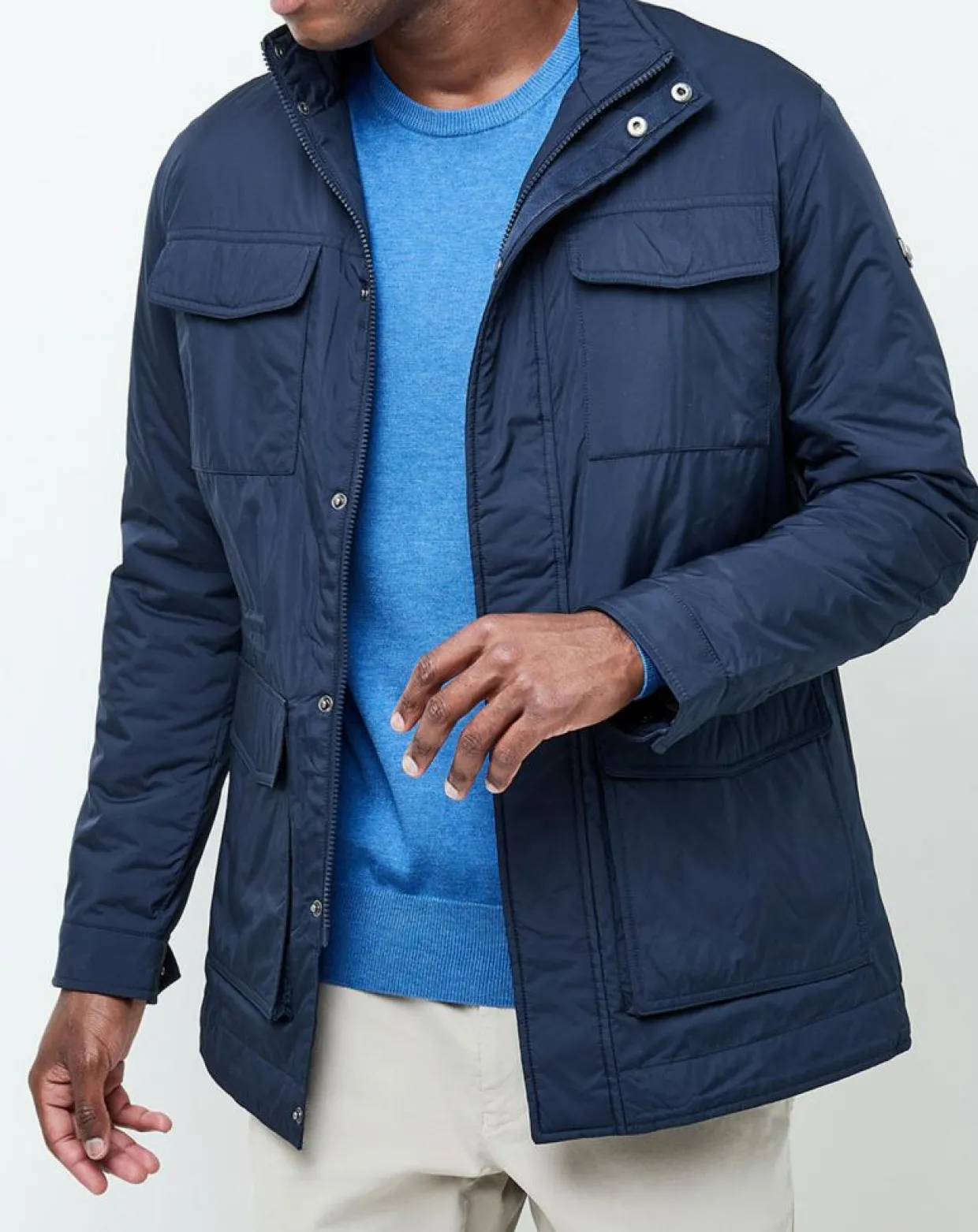 Veste Saharienne légère bleu marine-Hackett London Hot