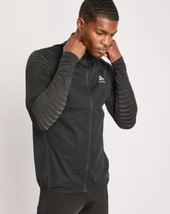 Homme Odlo Vestes, Blousons^Veste sans manches de running Zeroweight Warm noire