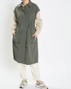 Veste sans manches Maxi Explore kaki-Marc O'Polo Clearance