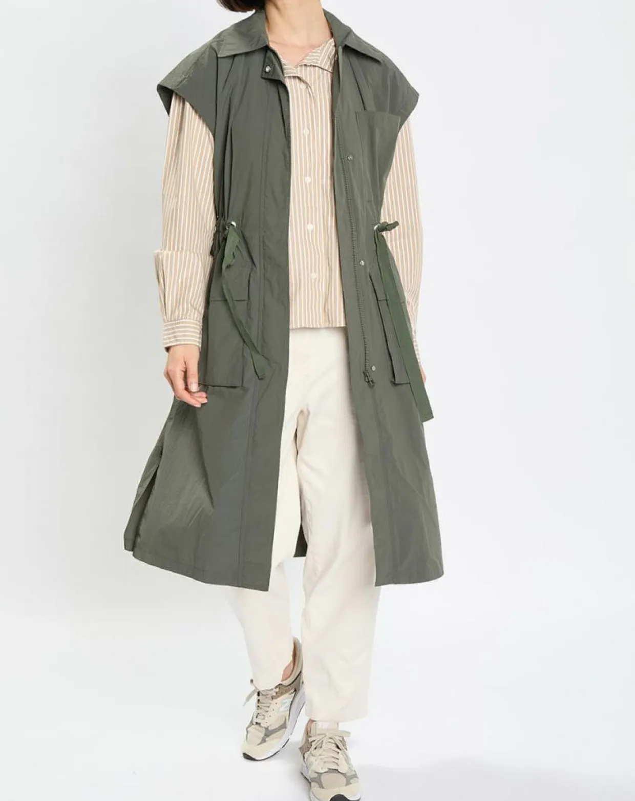 Veste sans manches Maxi Explore kaki-Marc O'Polo Clearance