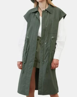 Veste sans manches Maxi Explore kaki-Marc O'Polo Clearance