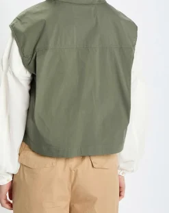Femme Marc O'Polo Vestes, Blousons^Veste sans manches Mini Explore kaki