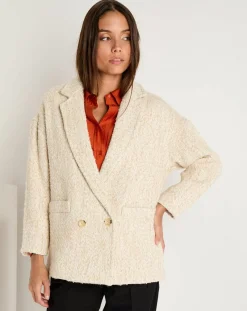 Femme See u Soon Manteaux^Veste Selene beige