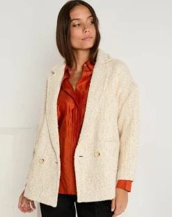 Femme See u Soon Manteaux^Veste Selene beige
