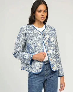 Veste Shera indigo-An'ge Outlet