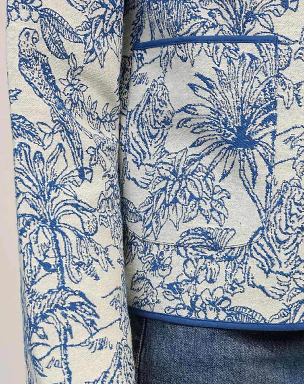 Veste Shera indigo-An'ge Outlet