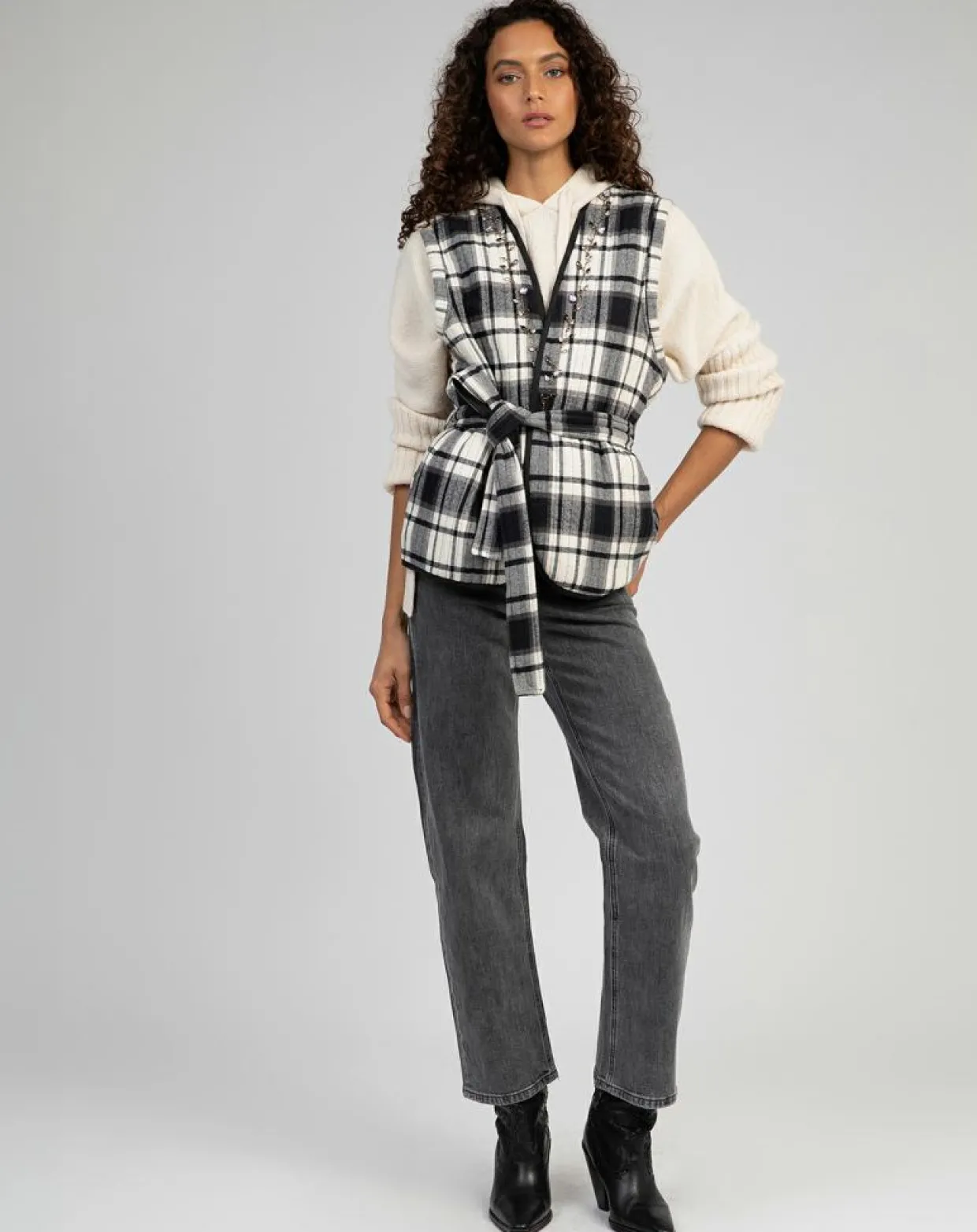 Femme An'ge Vestes, Blousons^Veste Soty noire