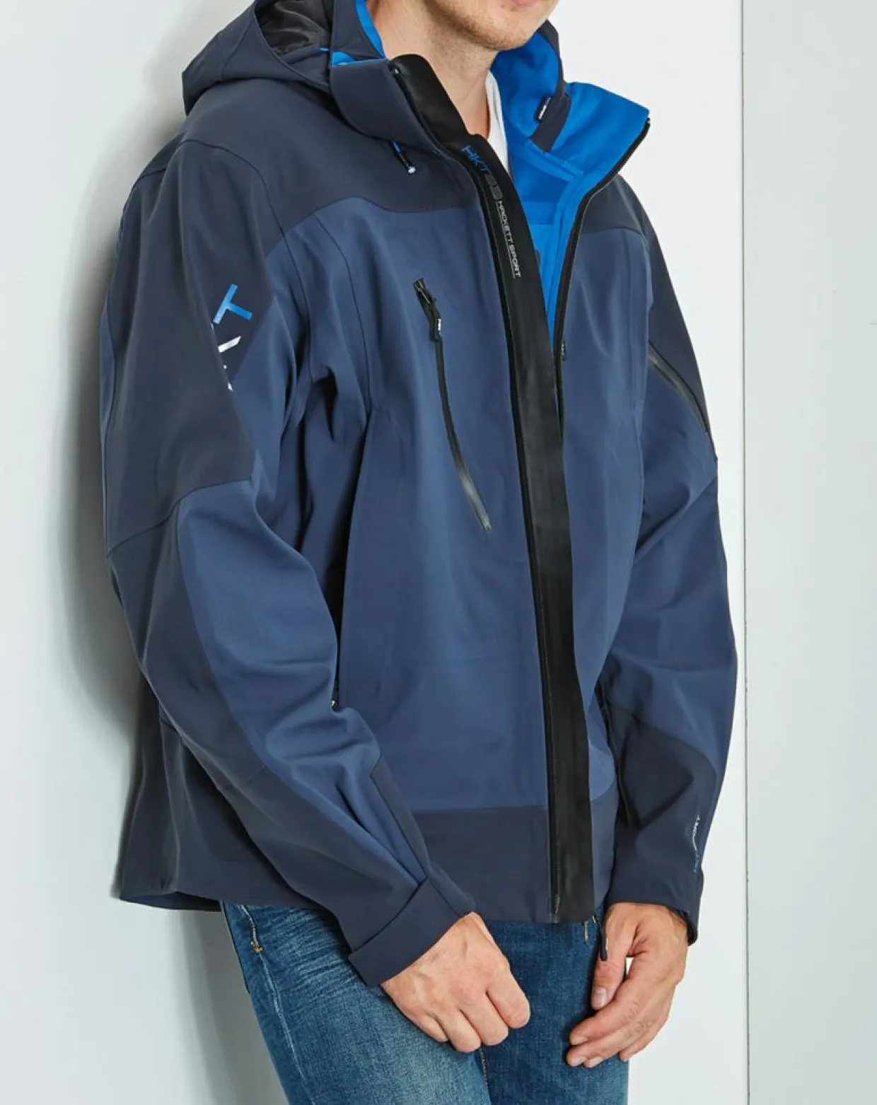 Homme Hackett London Manteaux^Veste Sport Rain HKT Sport Performance bleu marine