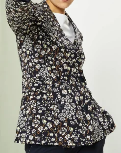 Veste Strenna imprimée bleu marine-MaxMara Hot