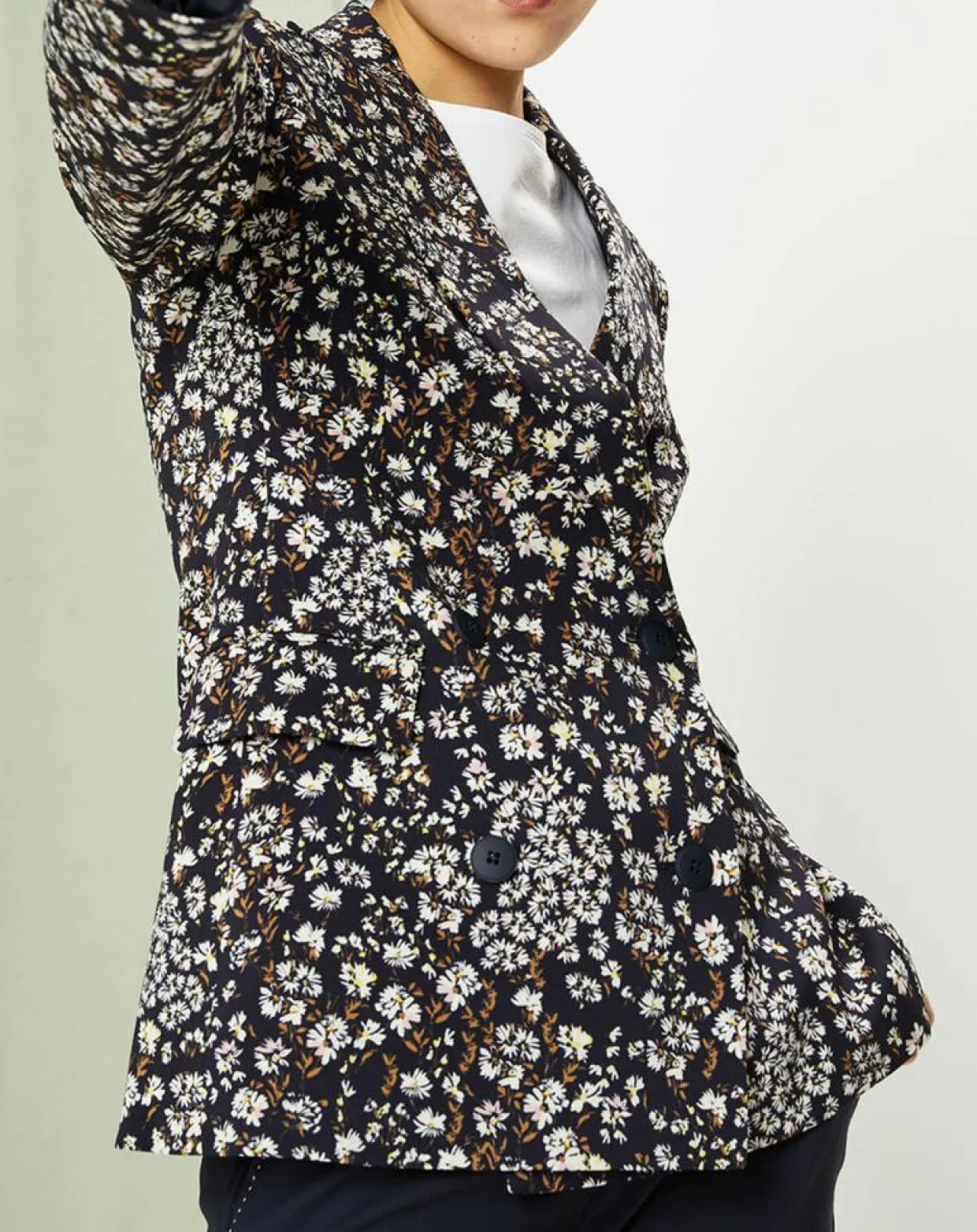 Veste Strenna imprimée bleu marine-MaxMara Hot
