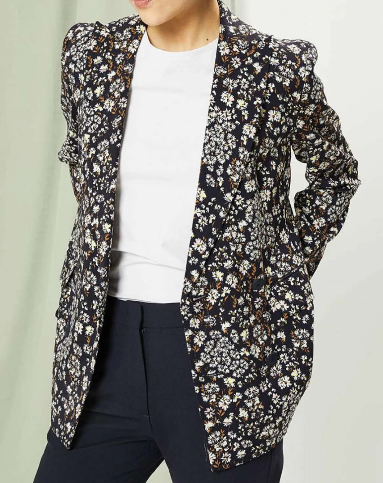 Veste Strenna imprimée bleu marine-MaxMara Hot