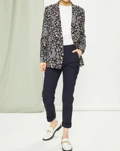 Veste Strenna imprimée bleu marine-MaxMara Hot