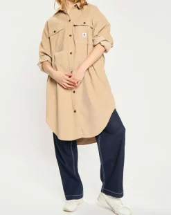 Femme Element Vestes, Blousons^Veste surchemise en Velours milleraies Manitoba Cord beige foncé