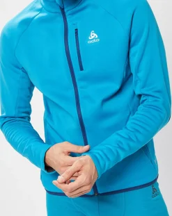 Homme Odlo Vestes, Blousons^Veste technique Ceramicwarm bleue