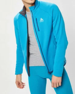 Homme Odlo Vestes, Blousons^Veste technique Ceramicwarm bleue