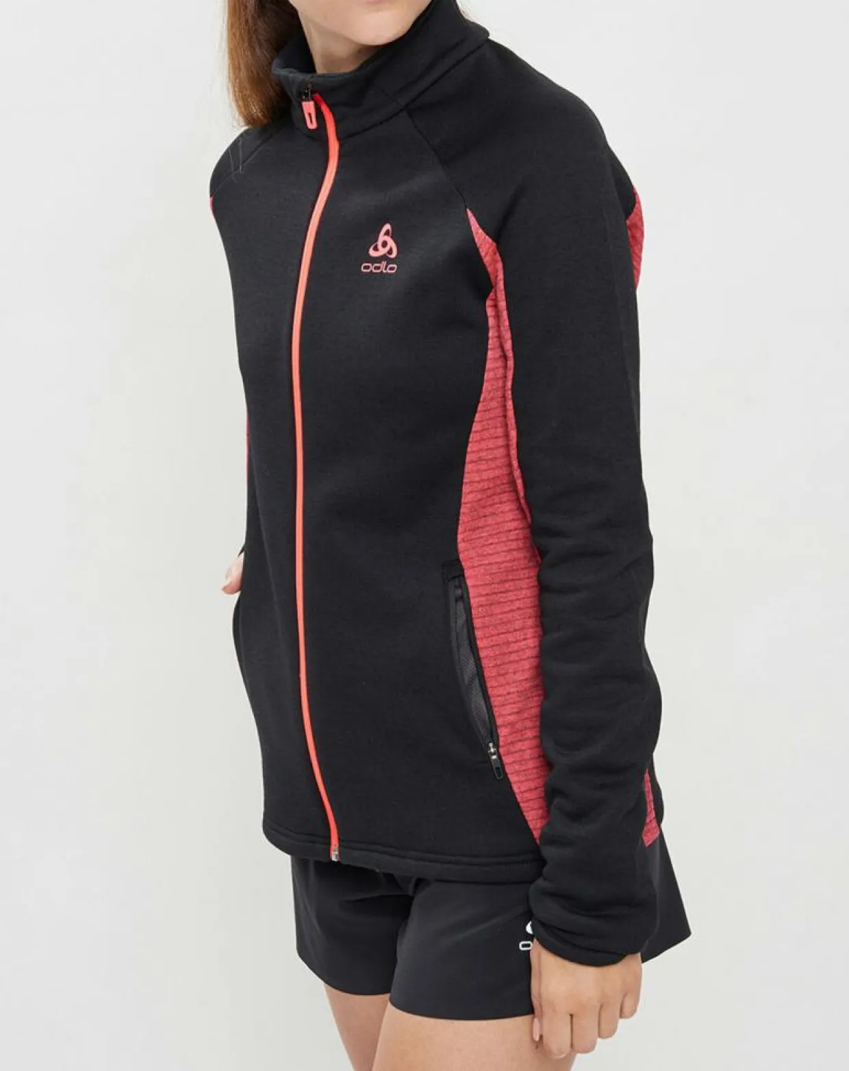 Veste technique Sport Tech noir/rose-Odlo Clearance